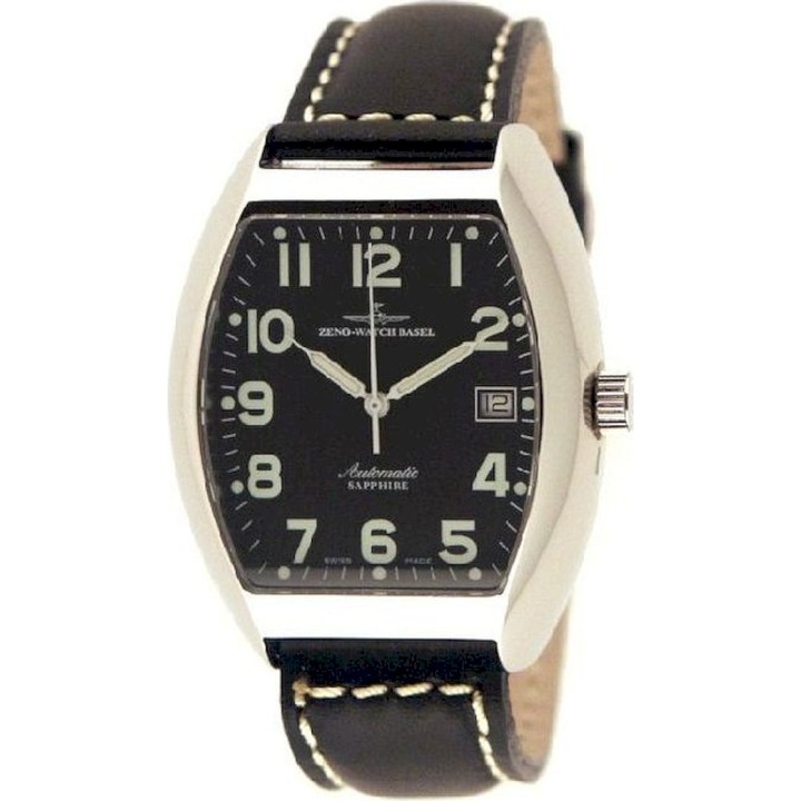 Ceas Barbatesc, Zeno-Watch, 3076-a1, Negru
