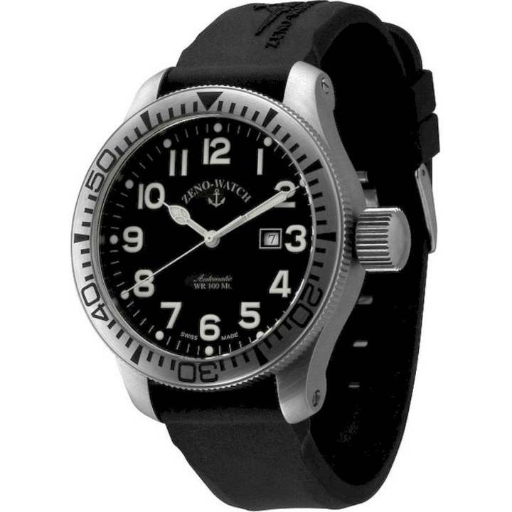 Ceas Barbatesc, Zeno-Watch, 1556-a1, Negru