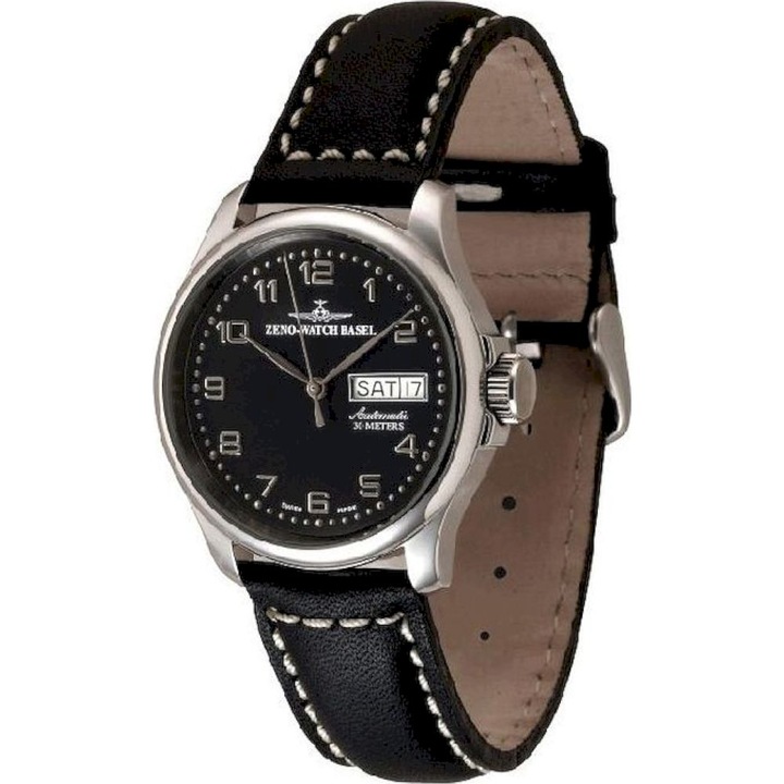 Ceas Barbatesc, Zeno-Watch, 12836DD-c1, Negru