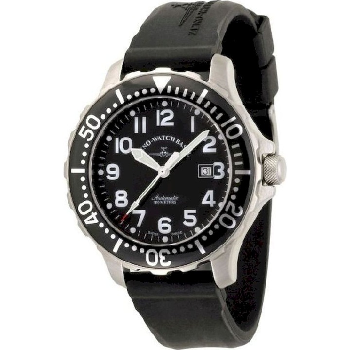 Ceas Barbatesc, Zeno-Watch, 2854-a1, Negru