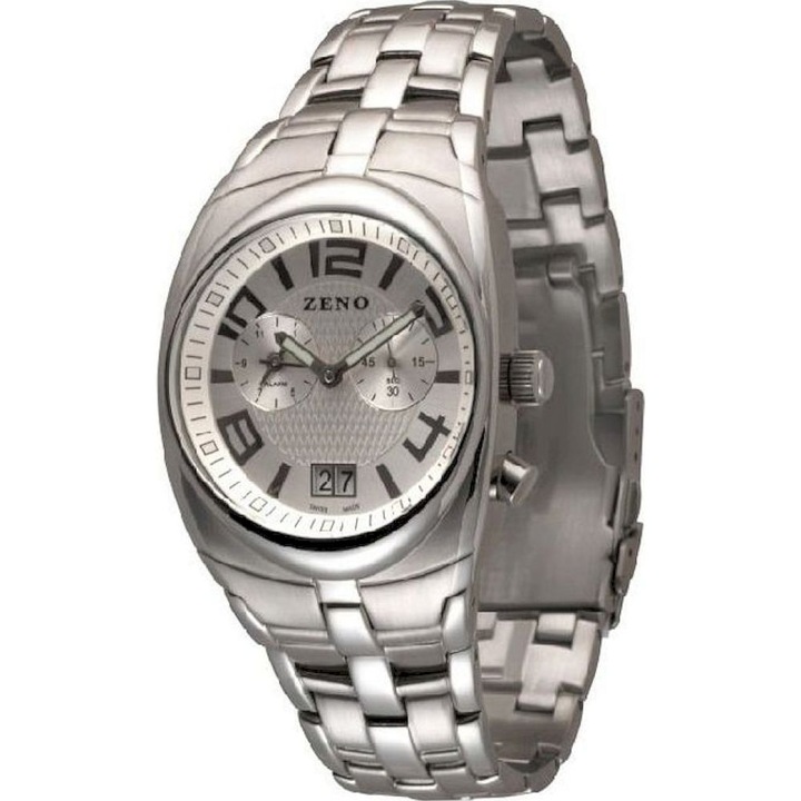 Férfi karóra, Zeno-Watch, 291Q-g3M, Ezüst