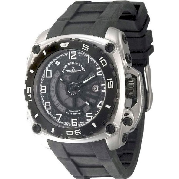 Ceas Barbatesc, Zeno-Watch, 4236-i1, Negru