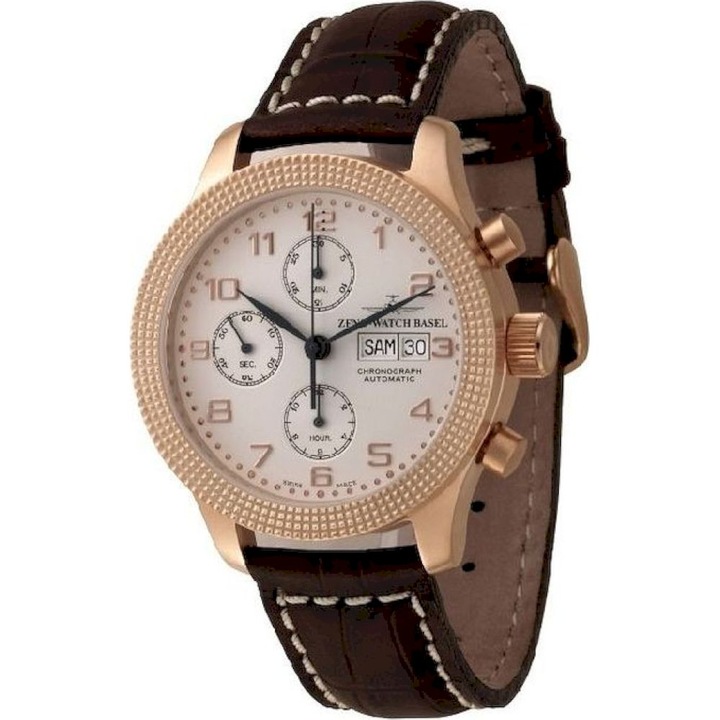 Ceas Barbatesc, Zeno-Watch, 11557TVDD-Pgr-f2, Maro