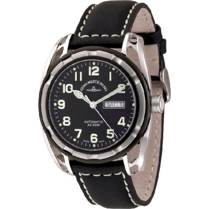 Ceas Barbatesc, Zeno-Watch, 3869DD-a1, Negru