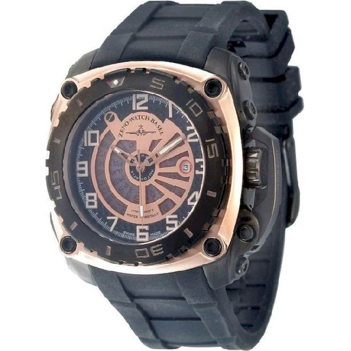 Ceas Barbatesc, Zeno-Watch, 4236-BRG-i6, Negru