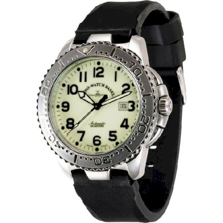 Ceas Barbatesc, Zeno-Watch, 4554-s9, Negru