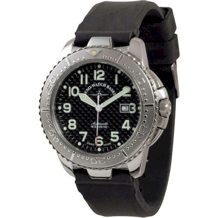 Ceas Barbatesc, Zeno-Watch, 4554-s1, Negru
