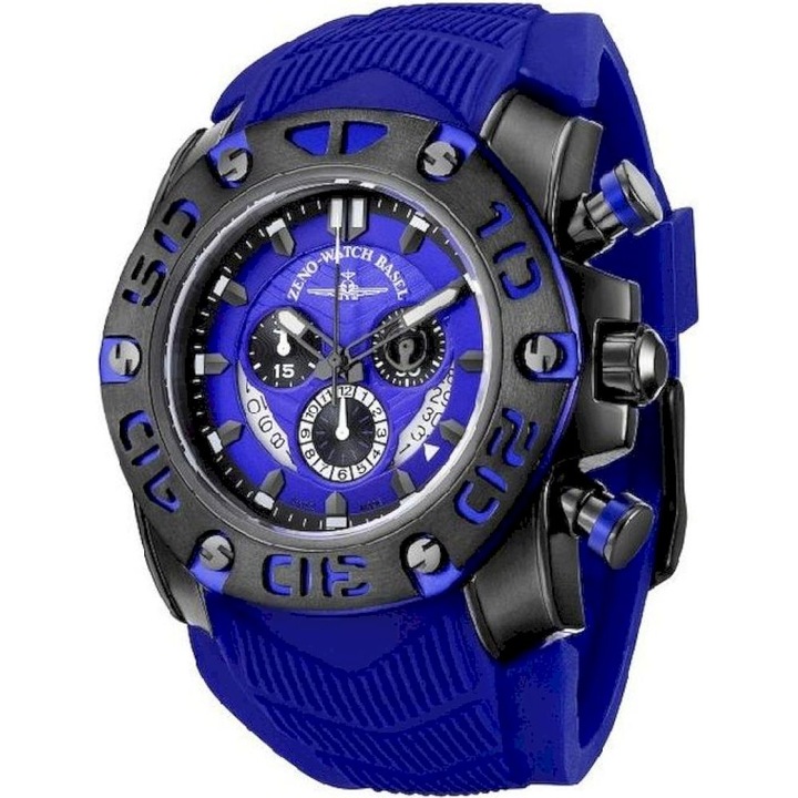 Férfi karóra, Zeno-Watch, 4539-5030Q-bk-s4, kék