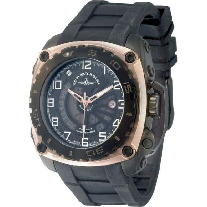 Ceas Barbatesc, Zeno-Watch, 4236-BRG-i1, Negru