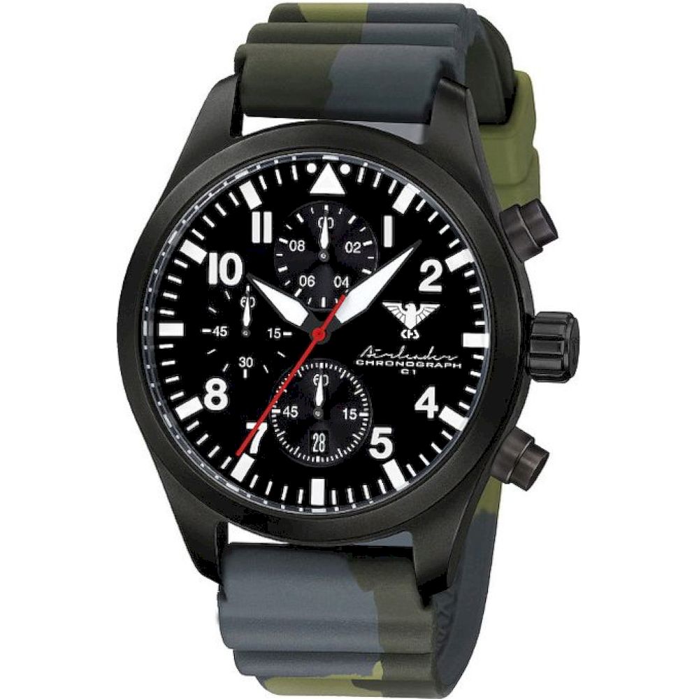 Ceas Barbatesc, KHS, KHS.AIRBSC.DC3, Gri, Verde