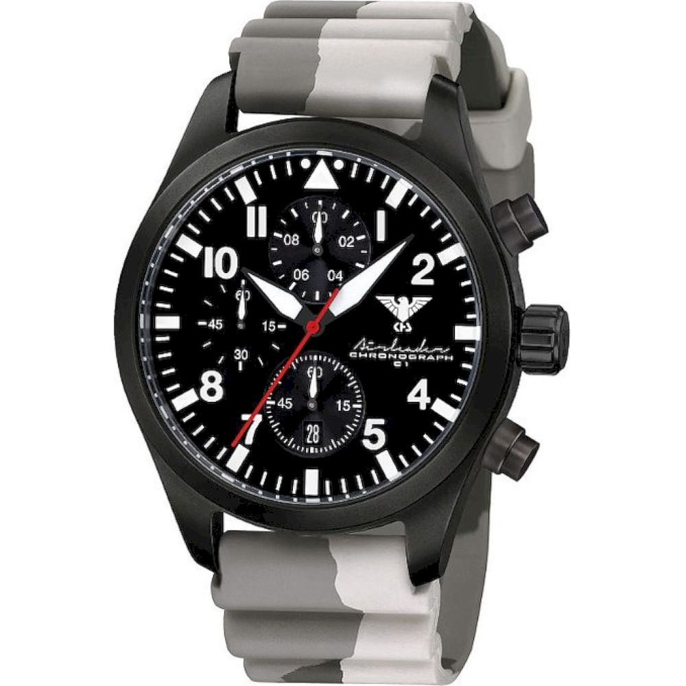 Ceas Barbatesc, KHS, KHS.AIRBSC.DC5, Bej, Gri, Roz