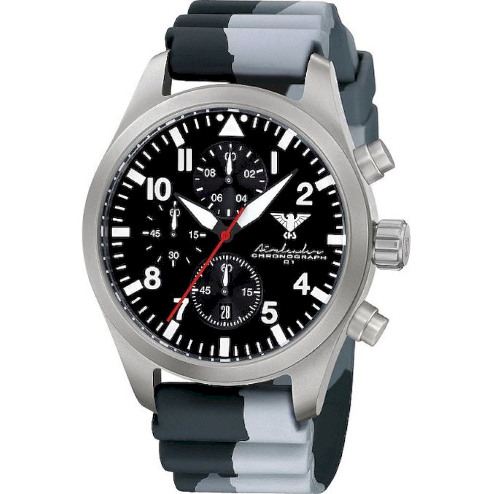 Ceas Barbatesc, KHS, KHS.AIRSC.DC1, Gri, Negru