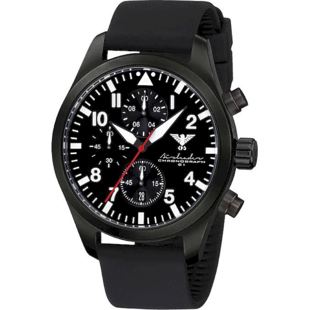 Ceas Barbatesc, KHS, KHS.AIRBSC.SB, Roz, Negru