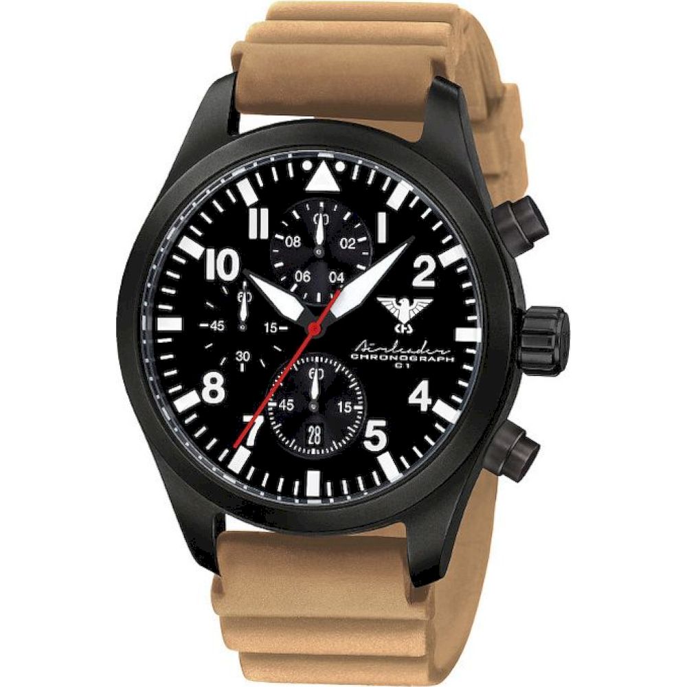 Ceas Barbatesc, KHS, KHS.AIRBSC.DT, Bej, Roz