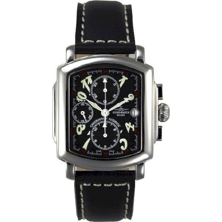 Ceas Barbatesc, Zeno-Watch, 8100TVD-a1, Negru