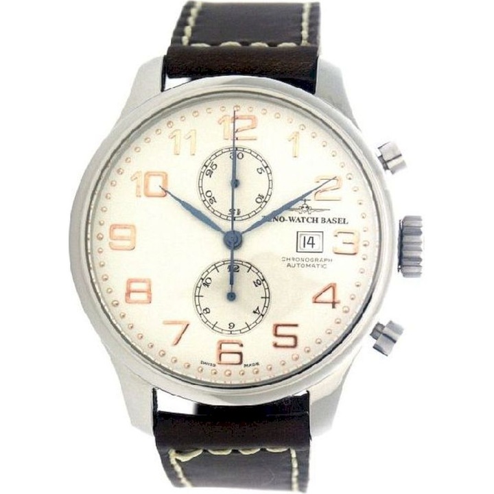 Ceas Barbatesc, Zeno-Watch, 8557BVD-pol-f2, Negru