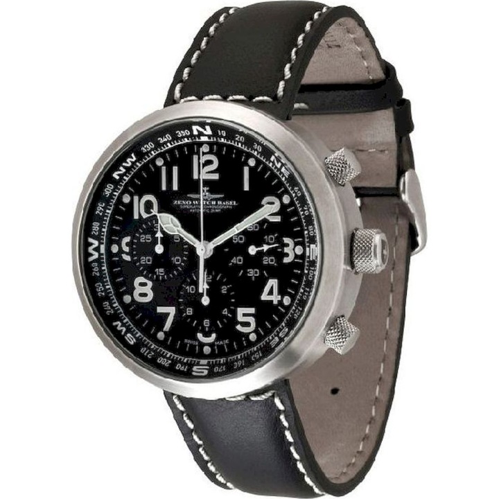 Ceas Barbatesc, Zeno-Watch, B560-a1, Negru