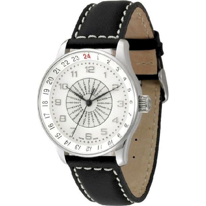 Ceas Barbatesc, Zeno-Watch, P554WT-e2, Negru