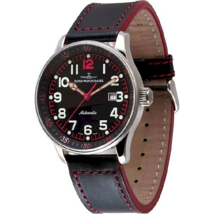 Ceas Barbatesc, Zeno-Watch, P554-a17, Negru