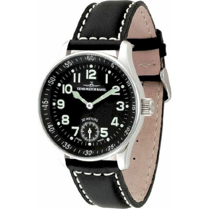 Мъжки часовник, Zeno-Watch, P558-6-a1, черен