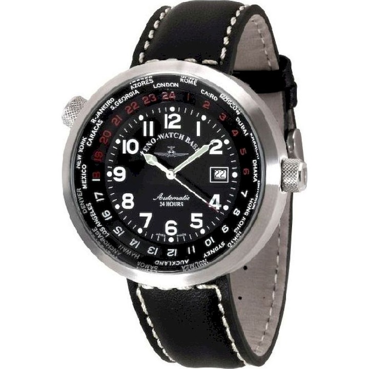 Ceas Barbatesc, Zeno-Watch, B552-a1, Negru