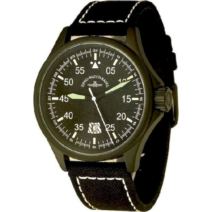 Férfi karóra, Zeno-Watch, 6750Q-a1, fekete