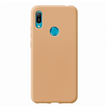 Husa carcasa Bibilel high quality, bumper slim din TPU, capac de protectie, pentru Huawei Y6 2019, Crem, BBL1065 Husa carcasa Bibilel high quality, bumper slim din TPU, capac de protectie, pentru Huawei Y6 2019, Crem, BBL1065