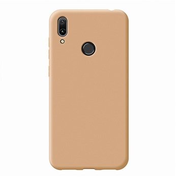 Husa carcasa Bibilel high quality, bumper slim din TPU, capac de protectie, pentru Huawei Y7 2019, Crem, BBL1069 Husa carcasa Bibilel high quality, bumper slim din TPU, capac de protectie, pentru Huawei Y7 2019, Crem, BBL1069