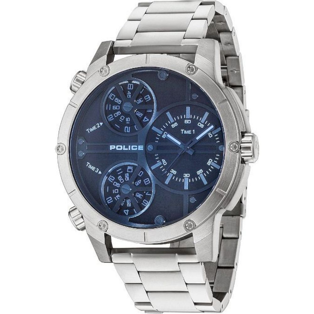 Ceas Barbatesc, Police, PL.14699JS/02M, Argintiu