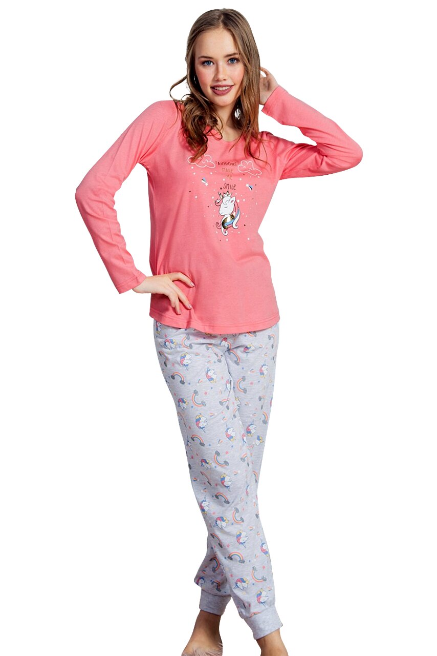 Pijama Dama Vienetta, Model Unicorns & Rainbows