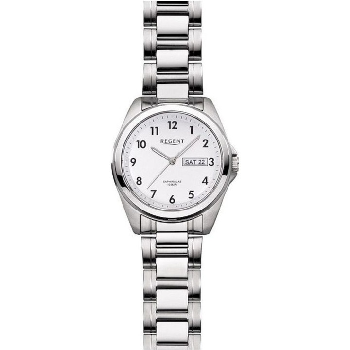 Férfi karóra, Regent, F-524, ezüst