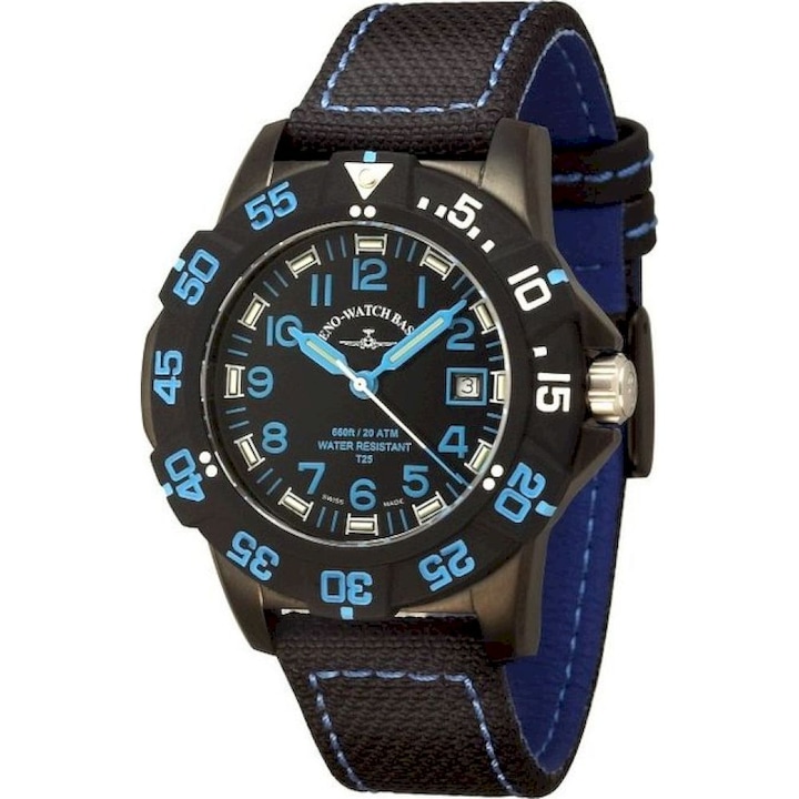 Férfi karóra, Zeno-Watch, 6709-515Q-a1-4, fekete