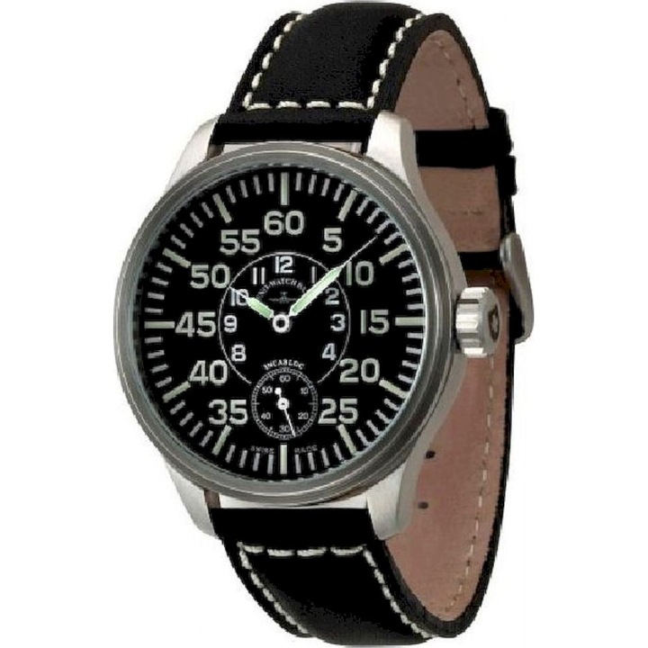 Мъжки часовник, Zeno-Watch, 8558-6OB-a1, черен