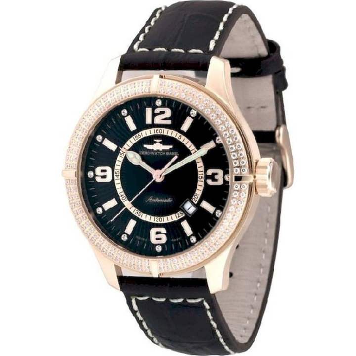 Ceas Barbatesc, Zeno-Watch, 8854-Pgr-h1, Negru