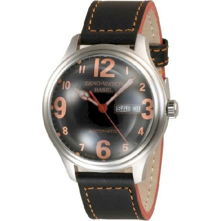 Ceas Barbatesc, Zeno-Watch, 8800N-a15, Negru