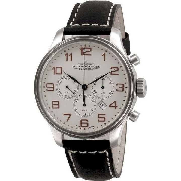 Ceas Barbatesc, Zeno-Watch, 8553THD-9-f2, Negru