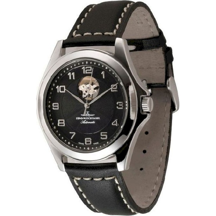 Ceas Barbatesc, Zeno-Watch, 8112U-c1, Negru