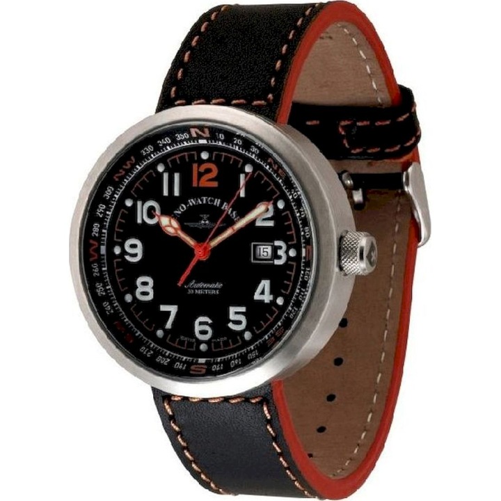 Ceas Barbatesc, Zeno-Watch, B554-a15, Negru