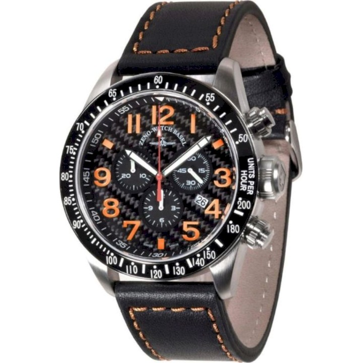 Férfi karóra, Zeno-Watch, 6497-5030Q-s15, fekete