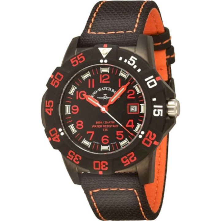 Férfi karóra, Zeno-Watch, 6709-515Q-a1-7, fekete