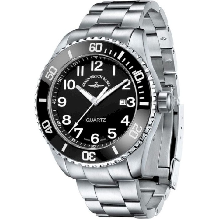 Férfi karóra, Zeno-Watch, 6492-515Q-a1-1M, ezüst