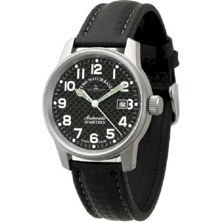Ceas Barbatesc, Zeno-Watch, 6554-s1, Negru