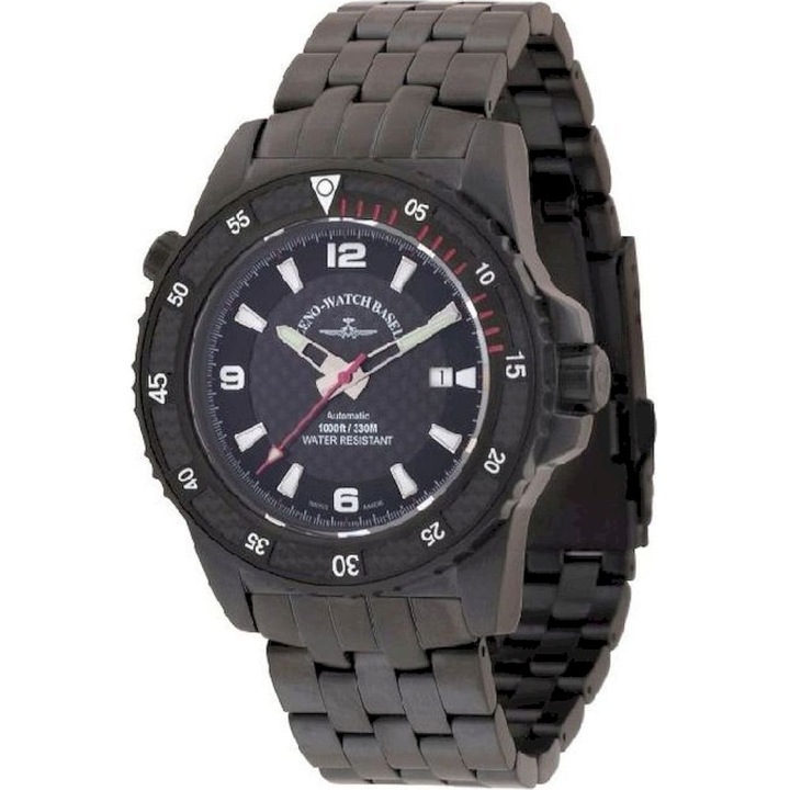 Ceas Barbatesc, Zeno-Watch, 6478-bk-s1-7M, Negru