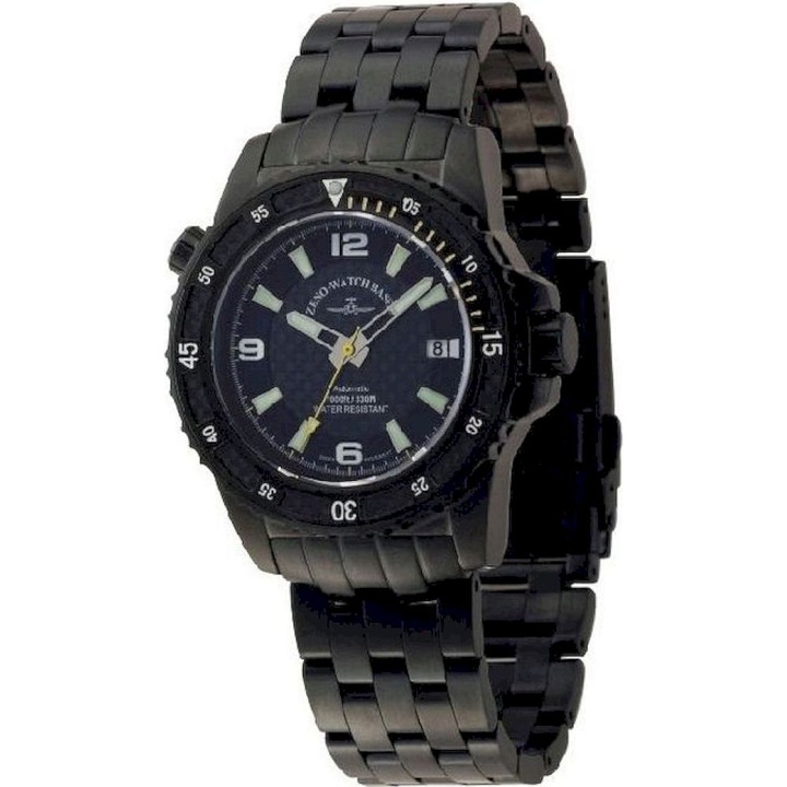 Ceas Barbatesc, Zeno-Watch, 6427-bk-s1-9M, Negru