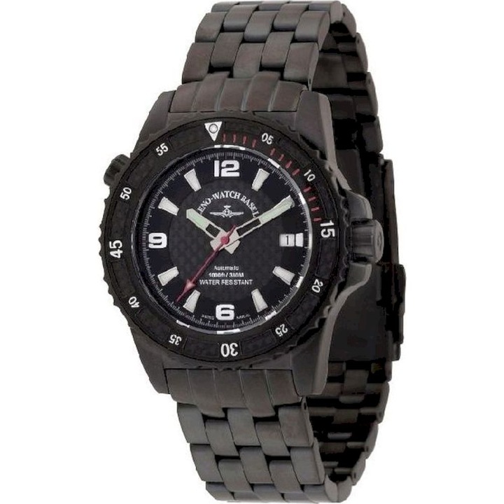 Ceas Barbatesc, Zeno-Watch, 6427-bk-s1-7M, Negru