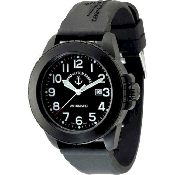 Ceas Barbatesc, Zeno-Watch, 6412-bk-a1, Negru