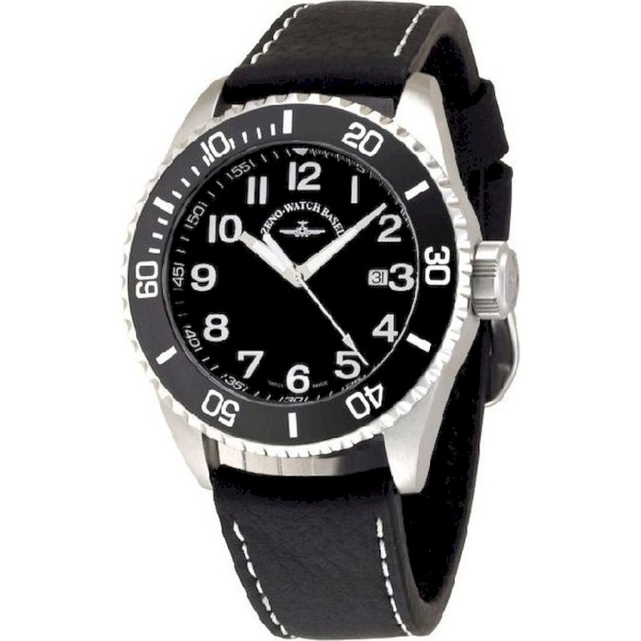 Férfi karóra, Zeno-Watch, 6492-515Q-a1-1, fekete