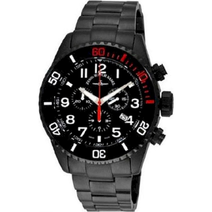Férfi karóra, Zeno-Watch, 6492-5030Q-bk-a1-7M, fekete