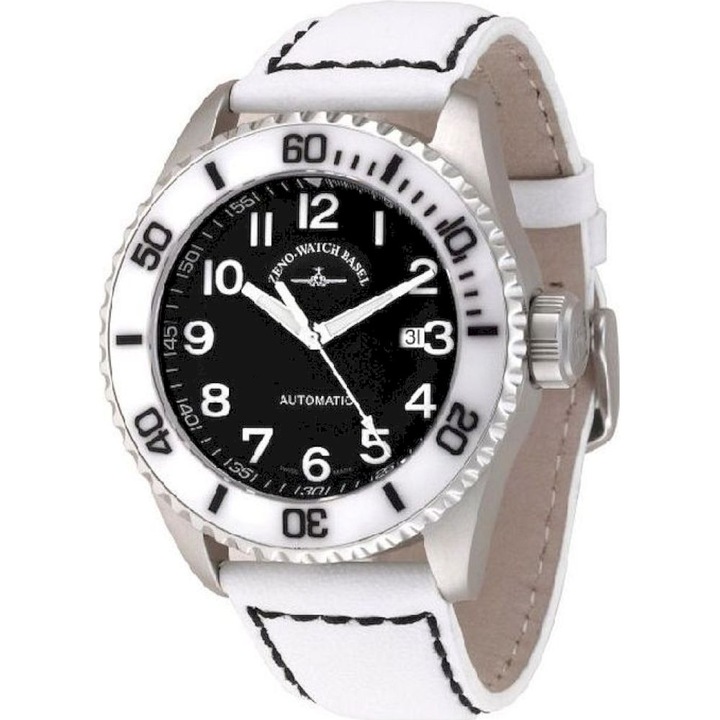 Ceas Barbatesc, Zeno-Watch, 6492-a1-2, Alb