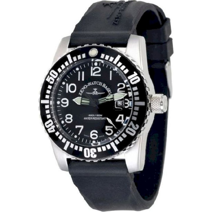 Férfi karóra, Zeno-Watch, 6349-515Q-12-a1, fekete